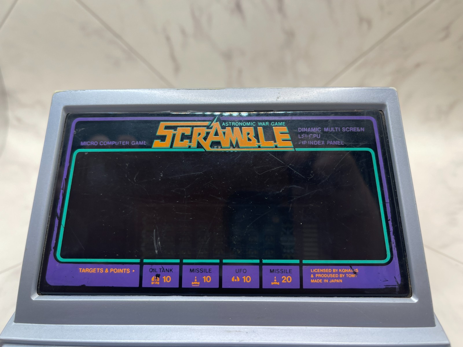 Tomy LSI Game Scramble RARE Vintage Tested Working