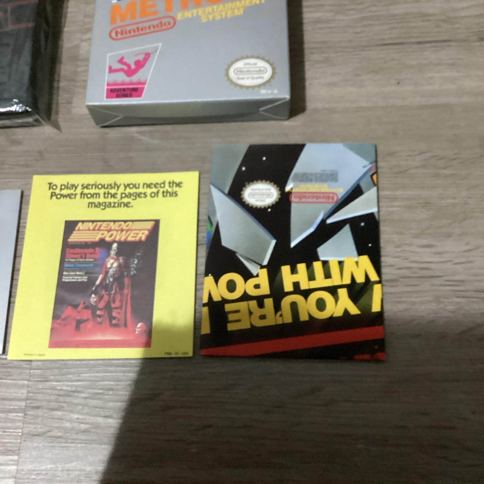 Nes Game Metroid Complete In Box Nintendo Oval Seal Mint