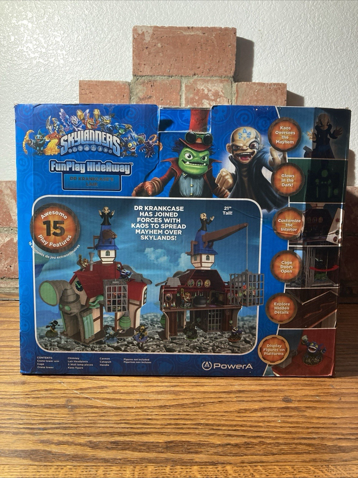 Skylanders Funplay Hideaway Dr. Krankcase’s Lair Playset Kaos. Very Rare
