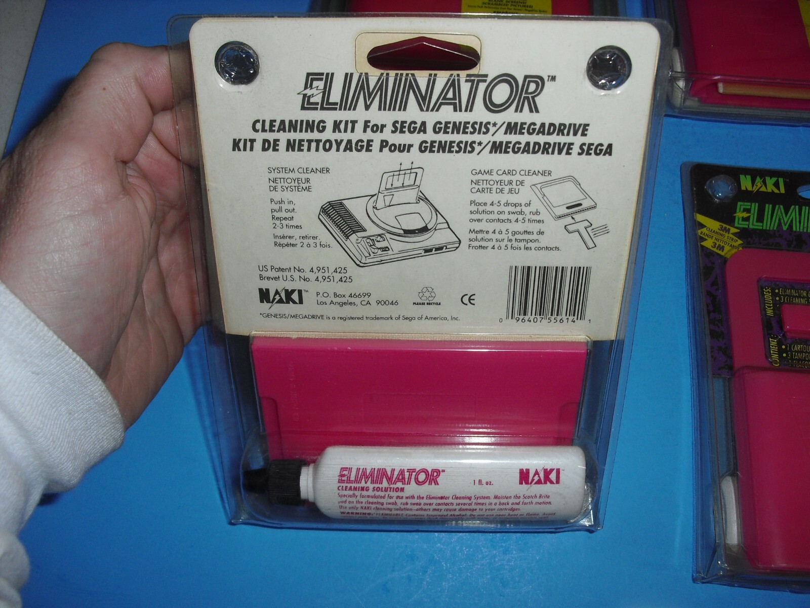 Lot of 7 Naki Eliminator Genesis Mega Drive Cleaning Kit BRAND NEW!