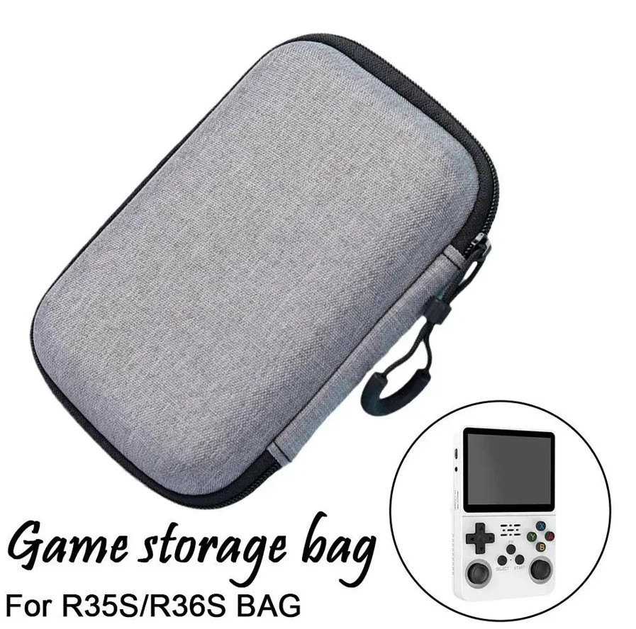 1pc Portable EVA Hard Case for R36S R35S Game Console Storage Bag – NEW