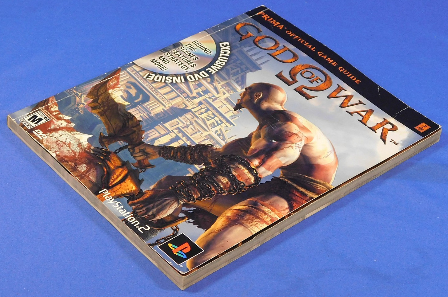 GOD OF WAR 1, 2, 3 GUIDE BOOKS PS2/3 PLAYSTATION LOT W/ART BOOK & DVD