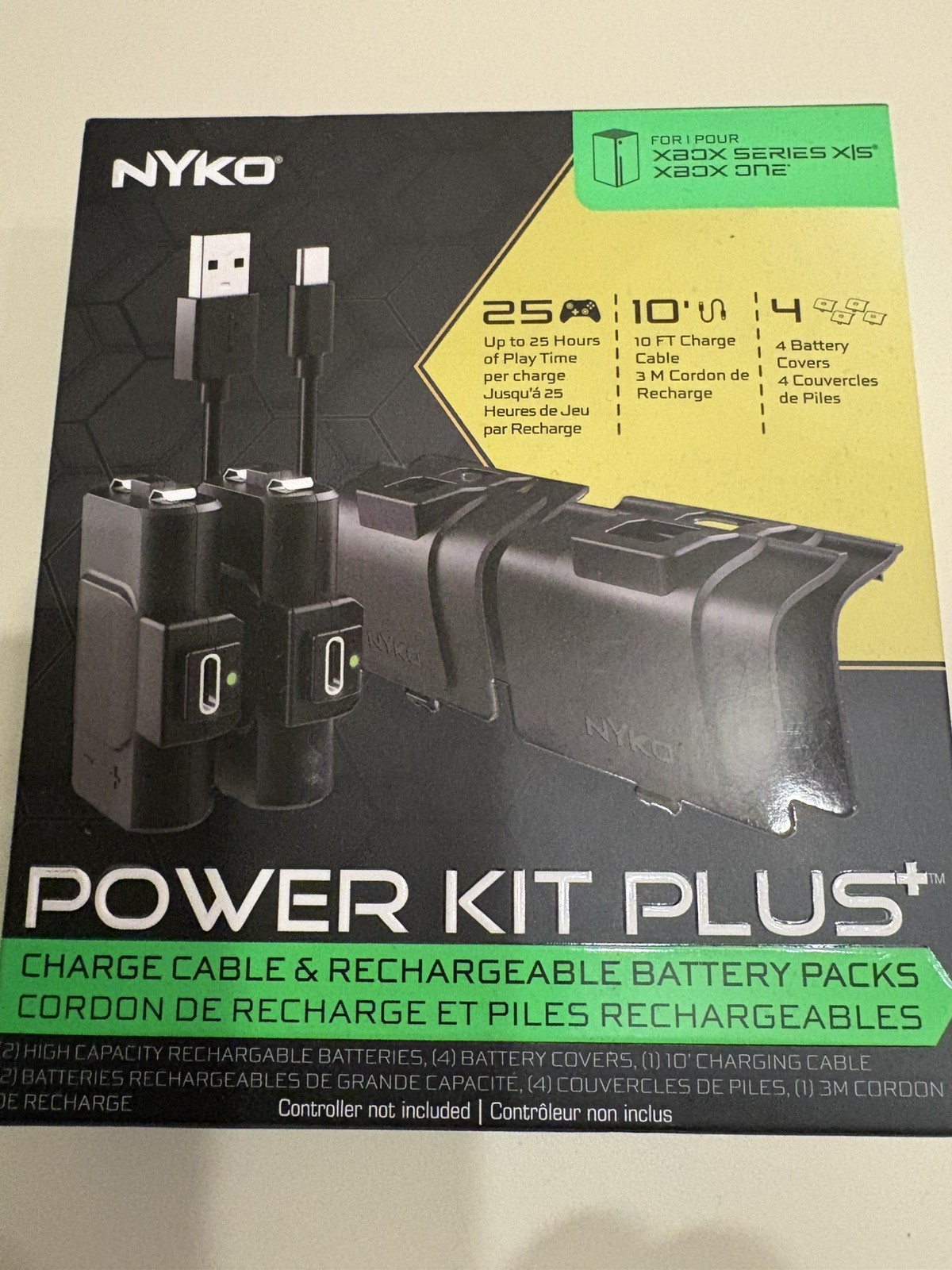 POWER KIT plus Charge Cable And Rechargeble Battery NYKO