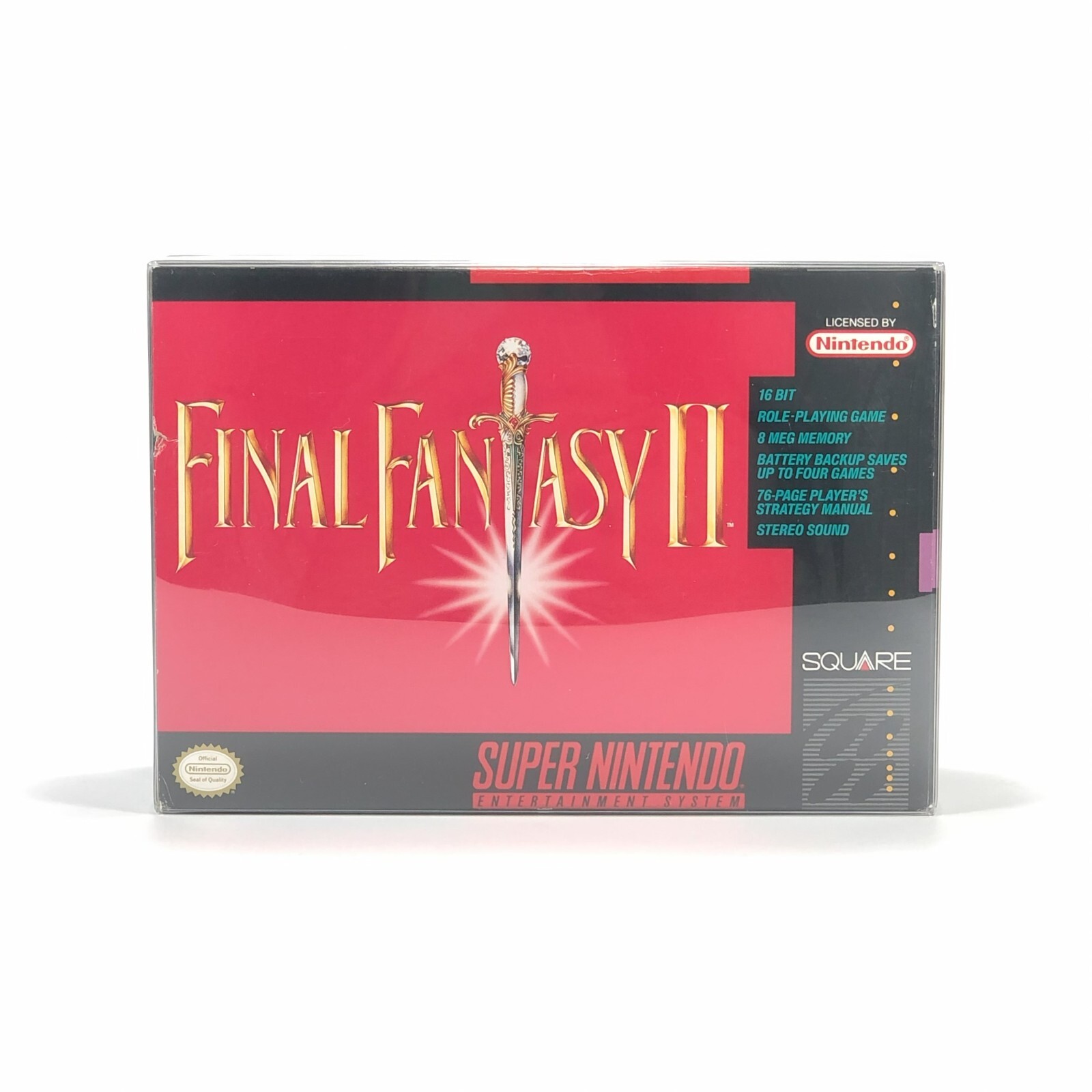 50 SNES Clear Plastic Box Protector Sleeve Case for Complete CIB Games