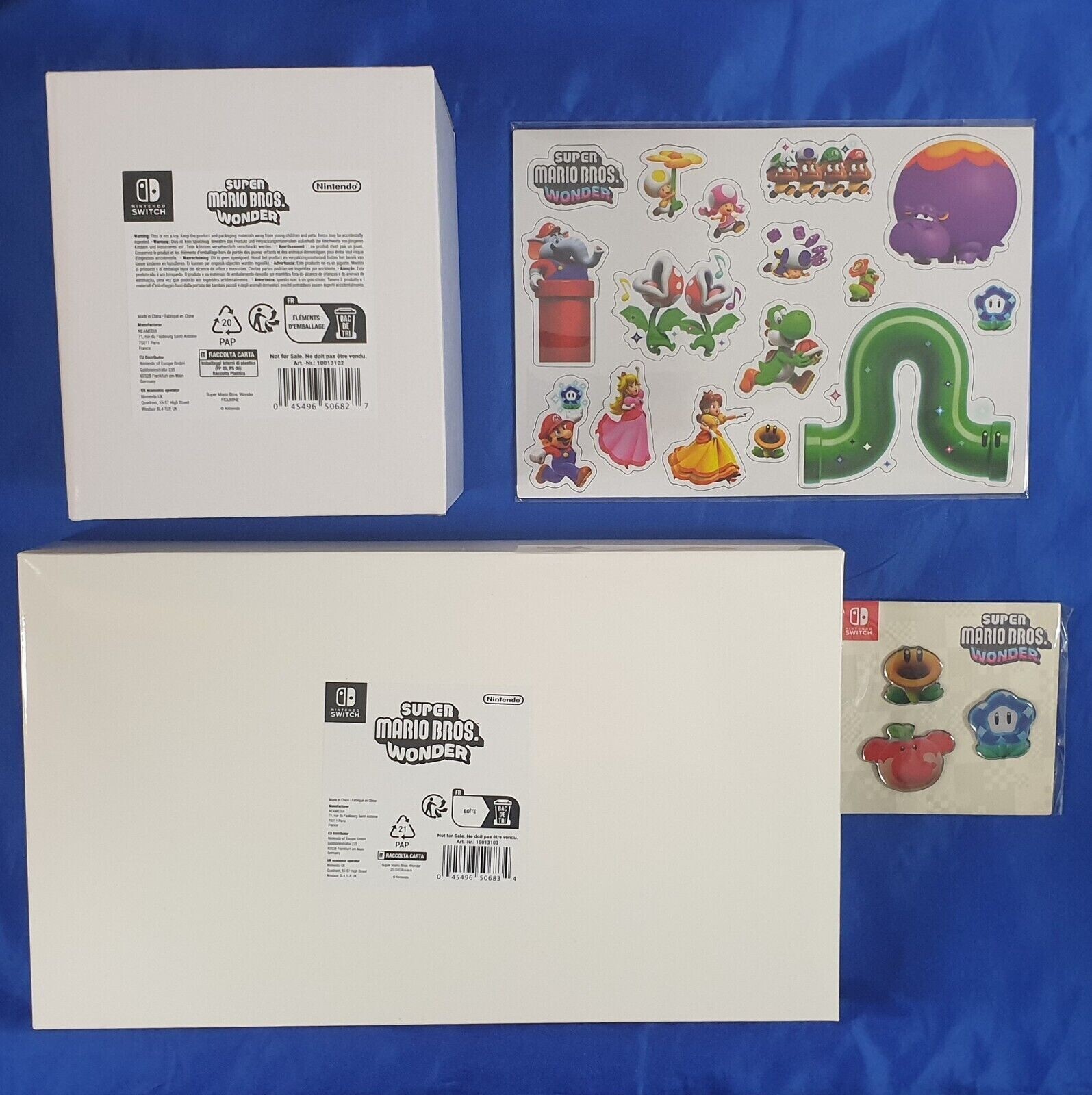 Mario Bros Wonder Nintendo Talking Flower Figure plus more Official Nintendo