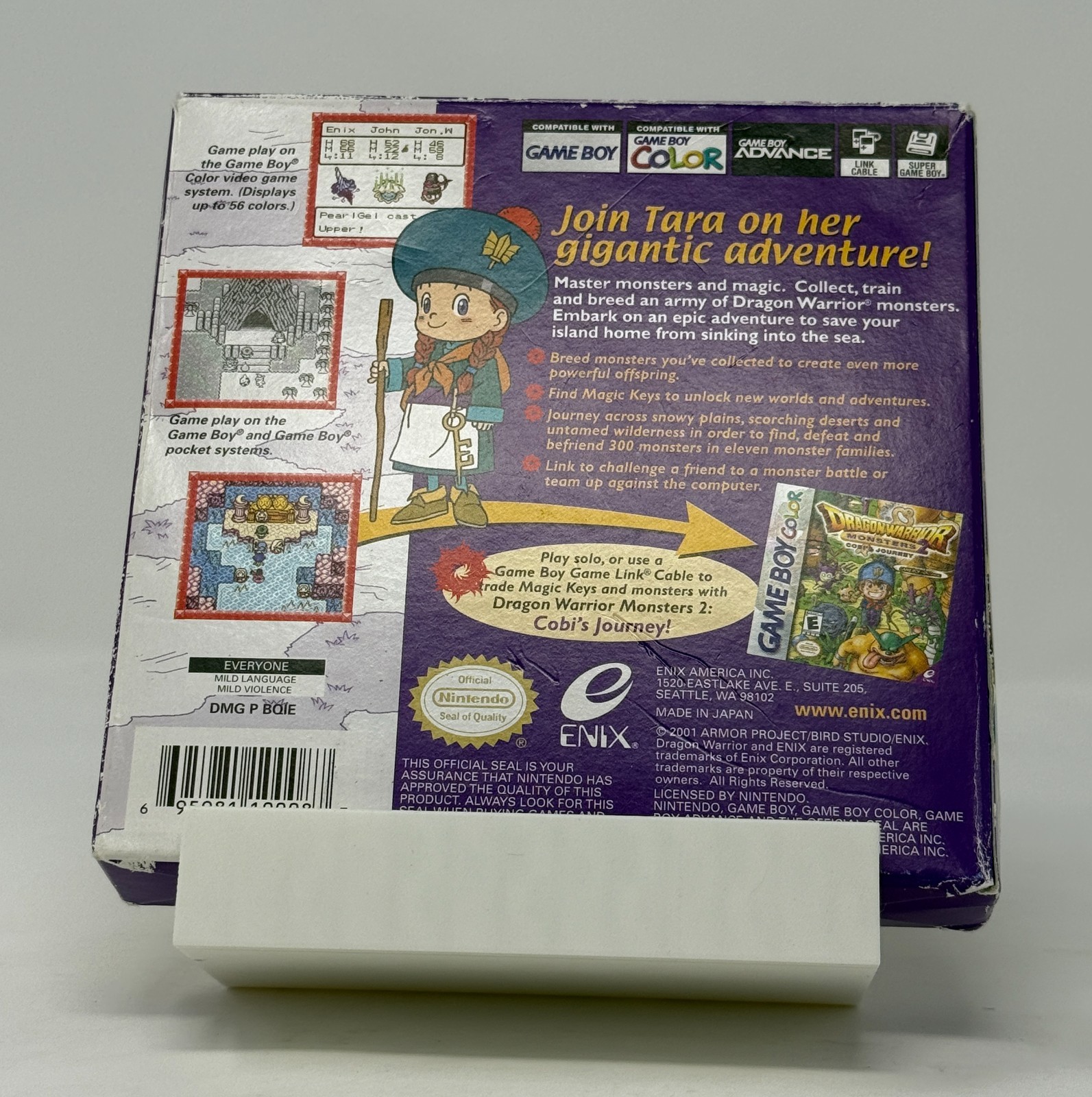 Dragon Warrior Monsters 2 Tara’s Adventure COMPLETE Nintendo Game Boy Color GBC