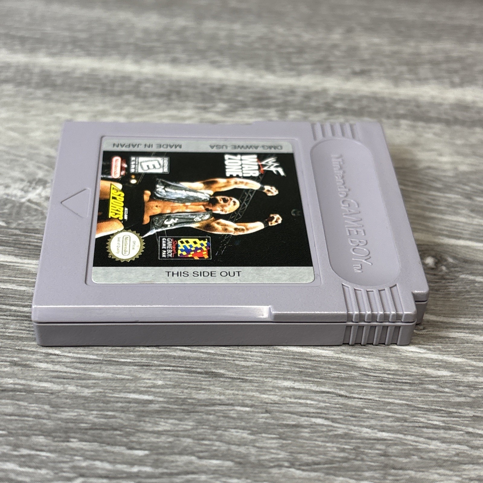 WWF War Zone Nintendo Game Boy 1998 Pre-owned w/Case And Manual Tested Works