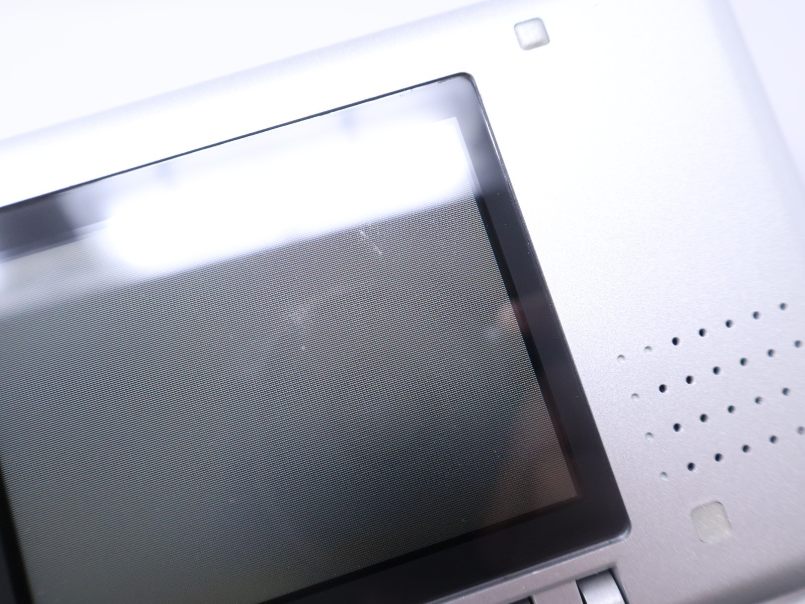 Nintendo DS Handheld Console Tested Working Titanium Silver w/ Charger & Stylus