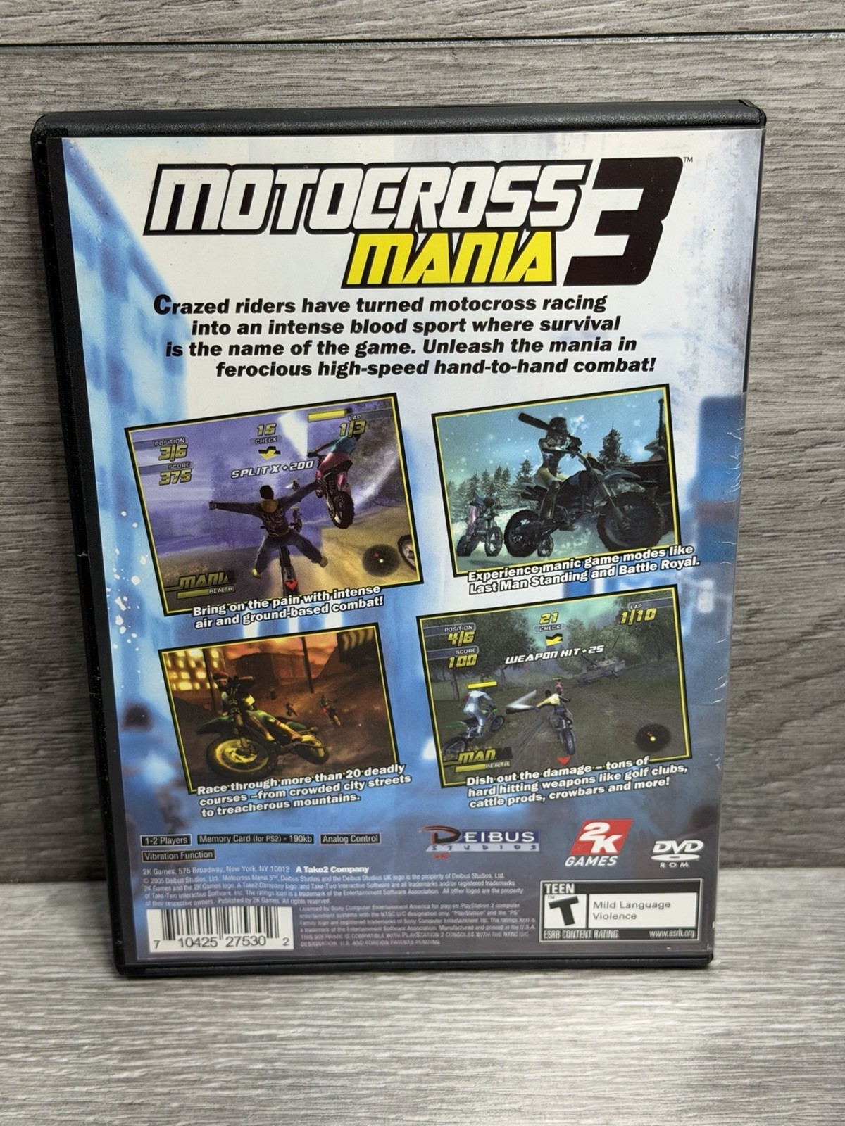 NICE💿! Motocross Mania 3 NO MANUAL Refurb + 1ye Warranty Playstation 2 PS2