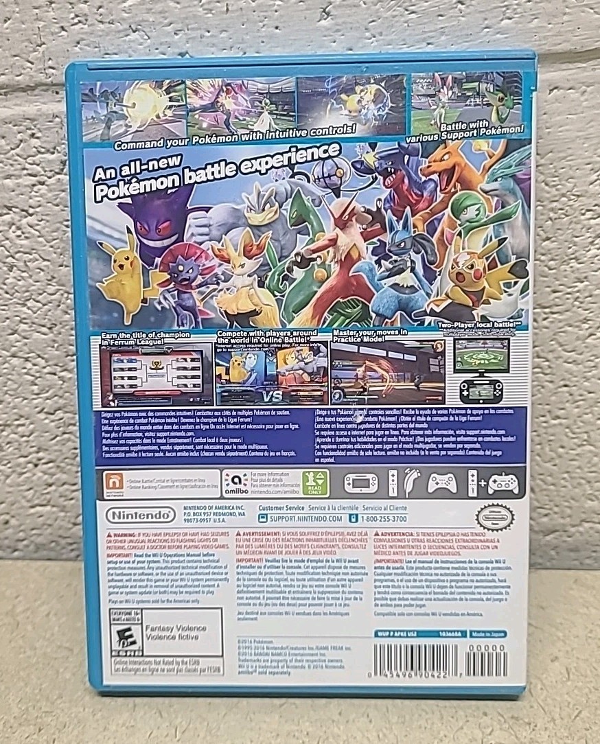 Pokken Tournament (Nintendo Wii U, 2016) The Pokemon Company