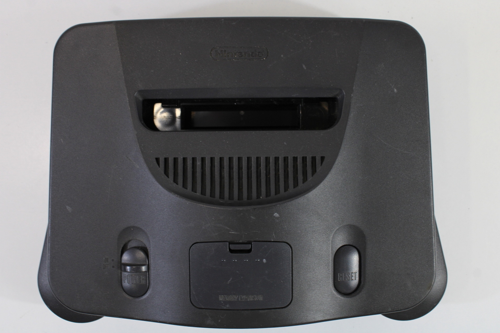 Nintendo 64 N64 Black Charcoal Gray Console Used OEM Replacement Shell Japan #14