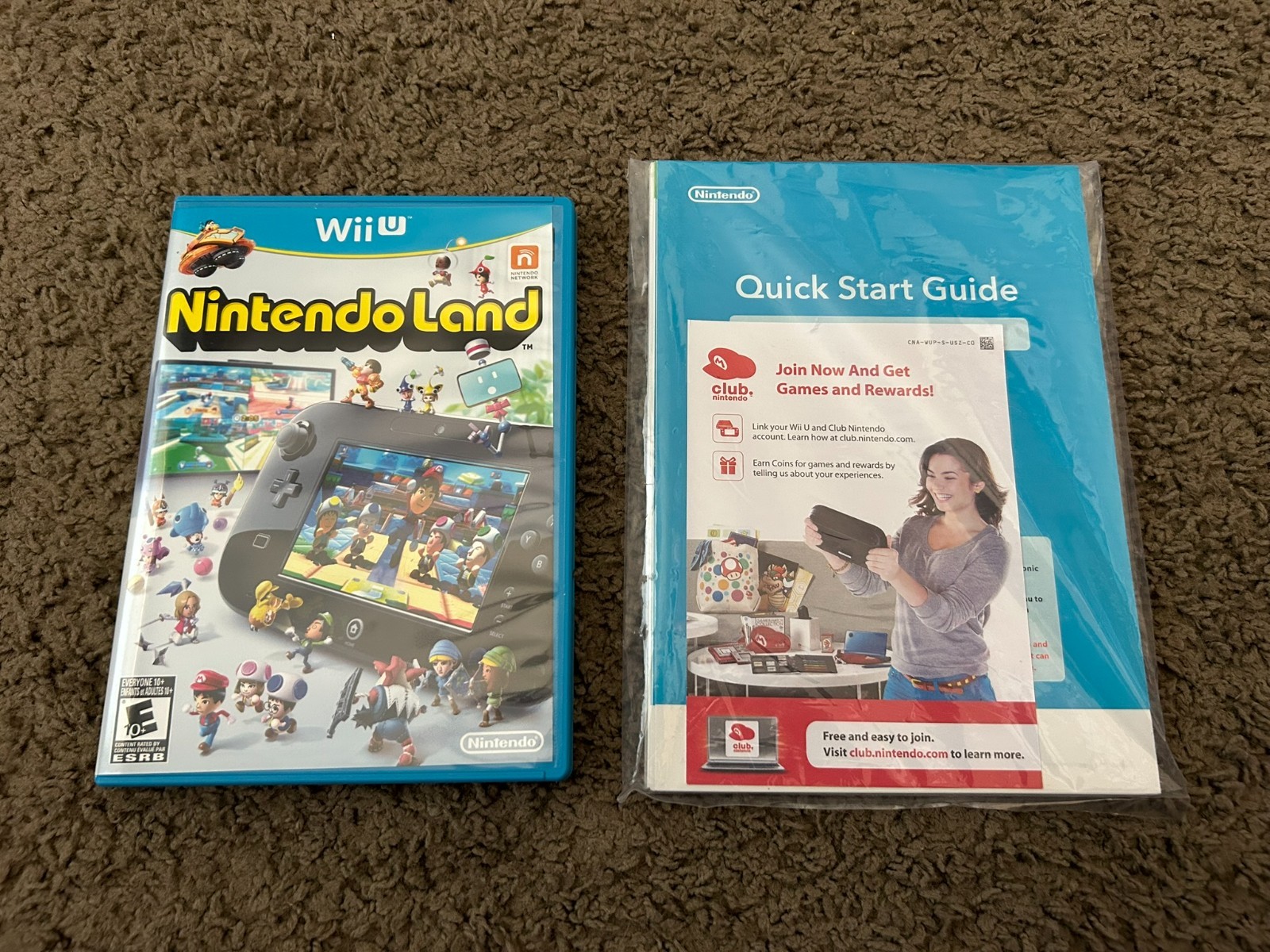 Nintendo Wii U 32GB Console Deluxe Set Black Complete with Box System Nice Clean