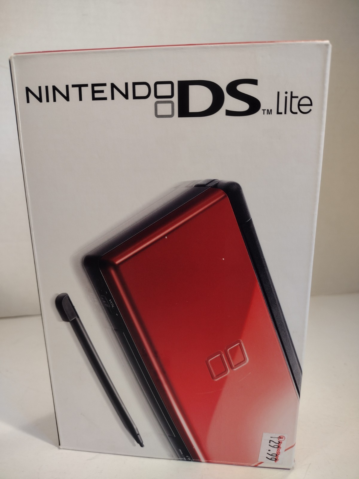 Nintendo DS Lite Red/Black, Handheld, with Charger in box + 1 Game