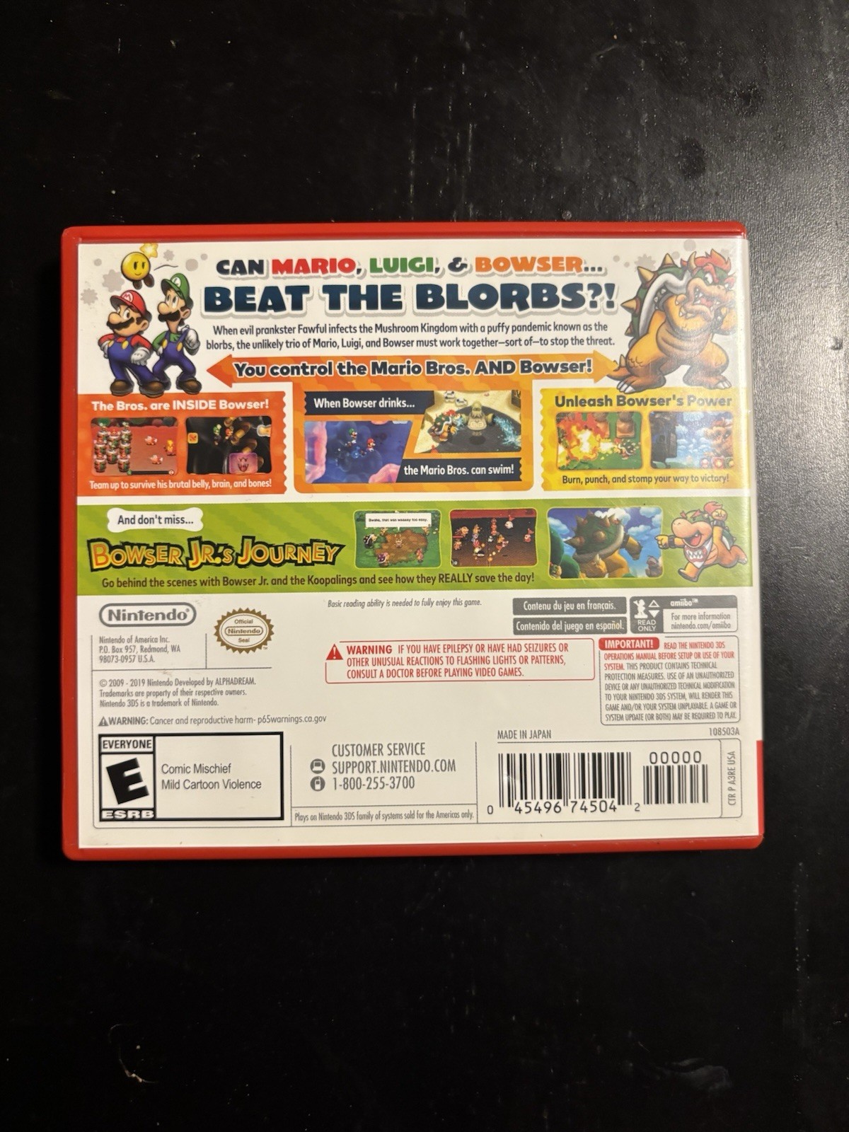 Nintendo Mario & Luigi: Bowser’s Inside Story + Bowser Jr.’s Journey 3DS