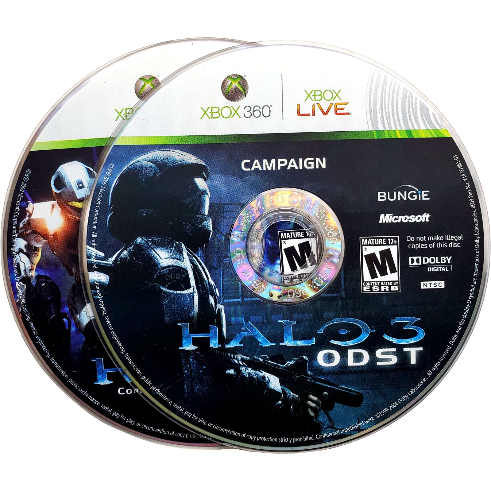 Halo 3 ODST – Microsoft Xbox 360 Pristine Tested Authentic 180 Day Guarantee