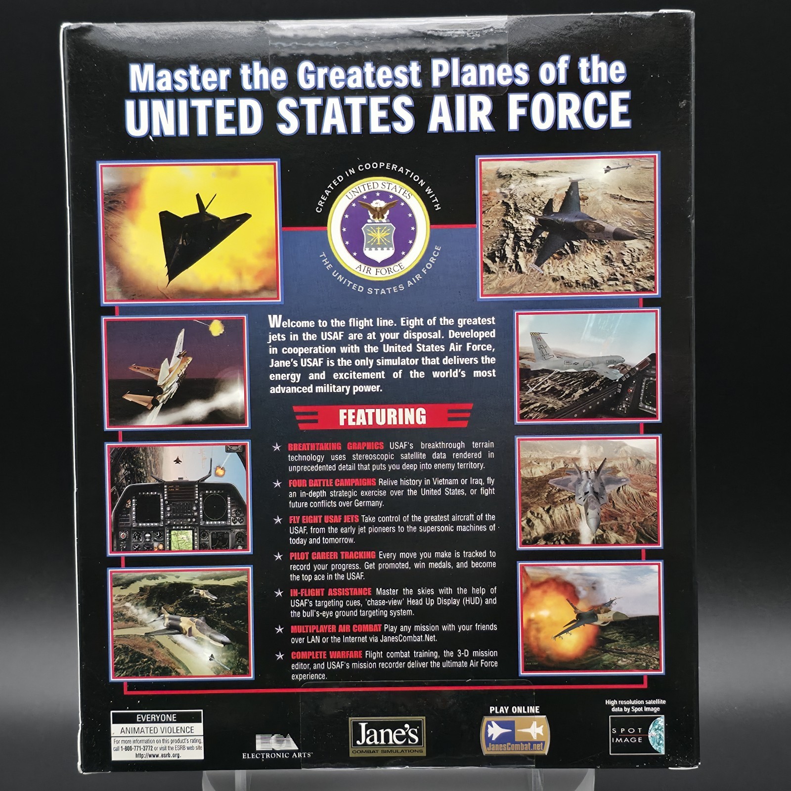 Jane’s Combat Simulations: United States Air Force, 1999, Big Box, New & Sealed