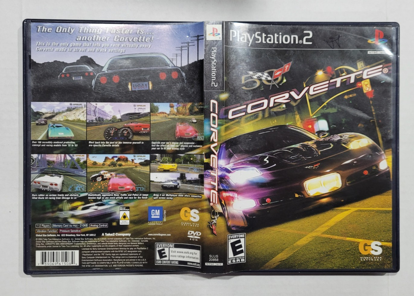 Corvette (2004, PS2, PlayStation 2, SLUS 20858, NTSC, GS Global Star Software)