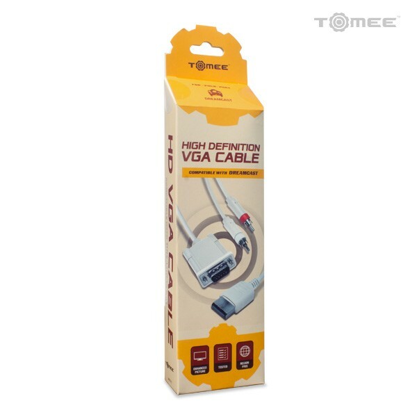 Tomee High Definition VGA Cable w/ RCA Sound Adaptor for Sega Dreamcast