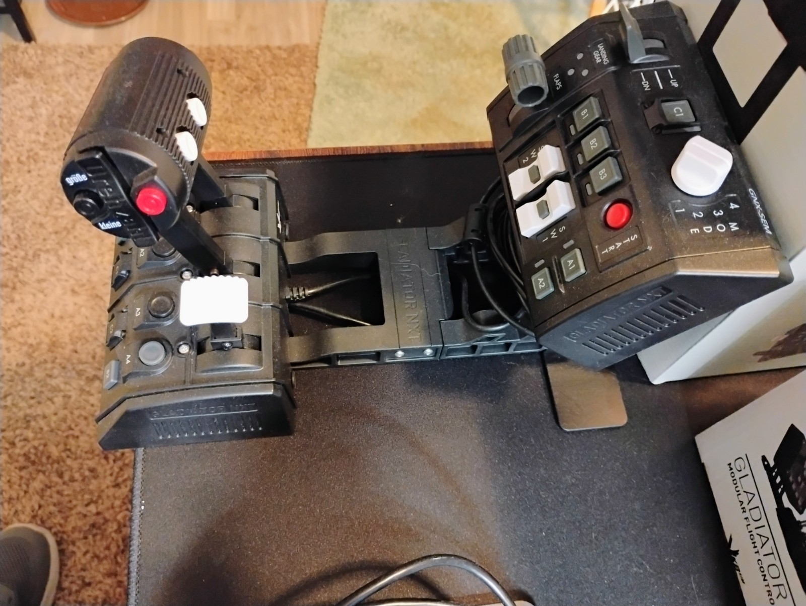 VKB GLADIATOR NXT MODULAR FLIGHT CONTROL SYSTEM