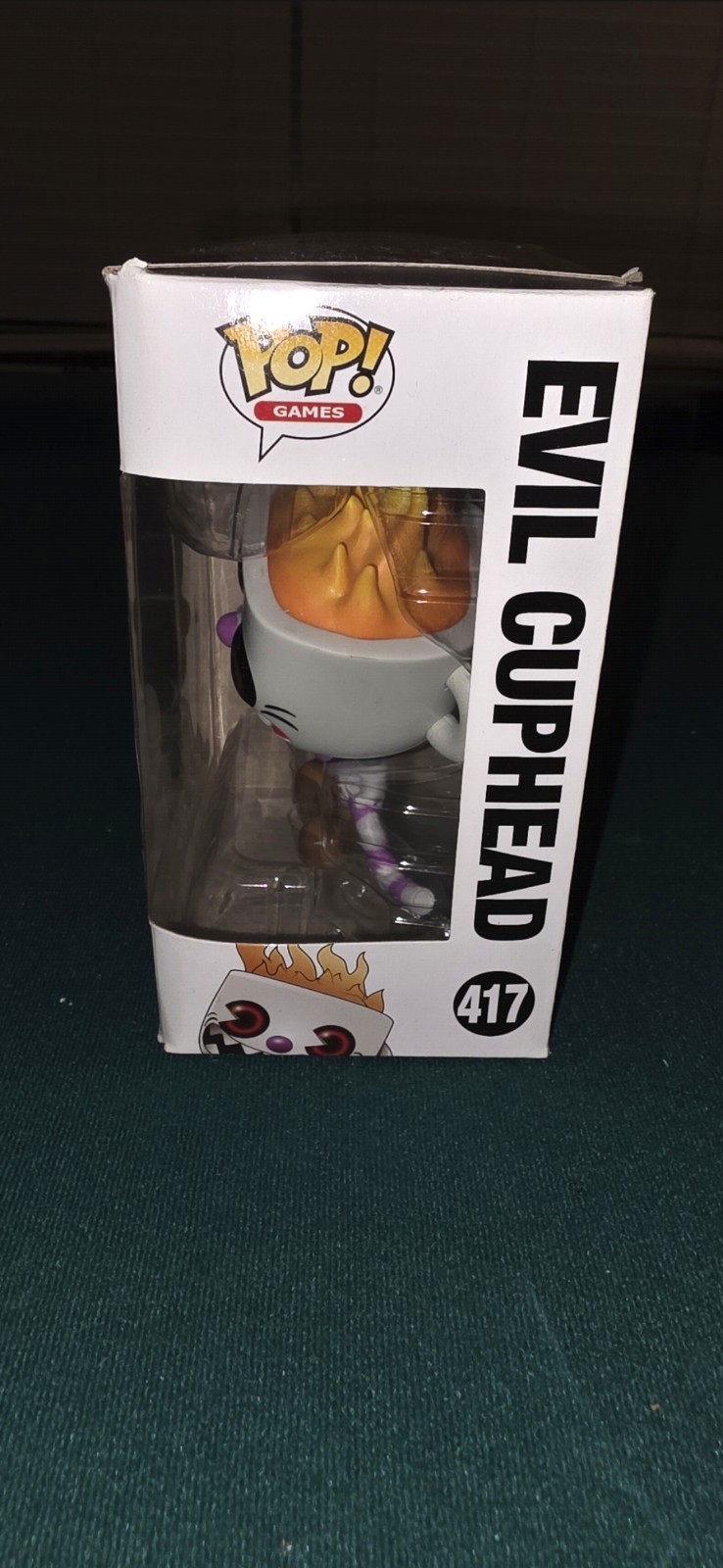 Funko Pop! Games Evil Cuphead #417 Vinyl Figure Hot Topic Exclusive (2018)
