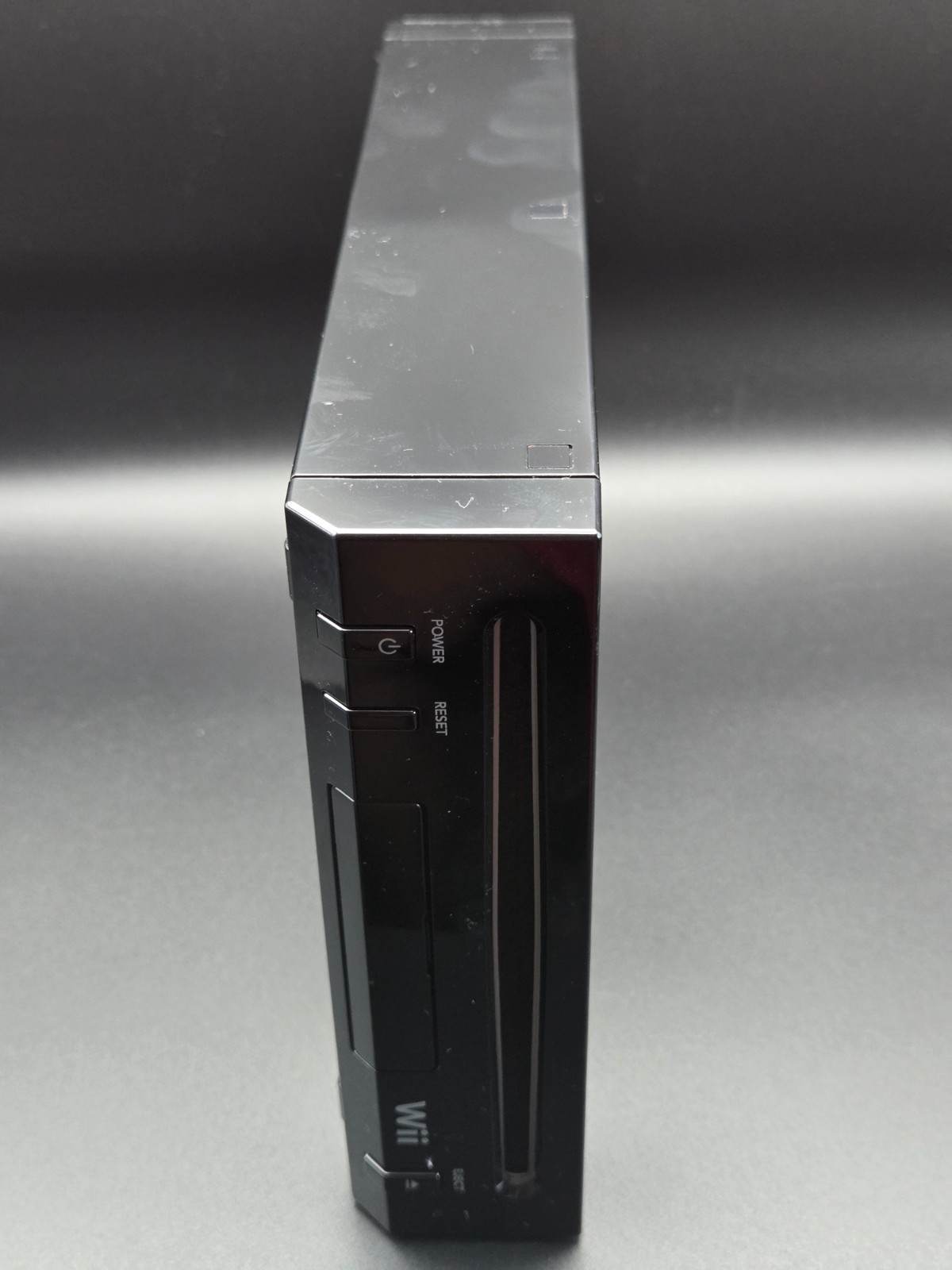 Nintendo Wii Black Console RVL 101 TESTED w cords Game 1 NEW Wiimote & Nunchuck