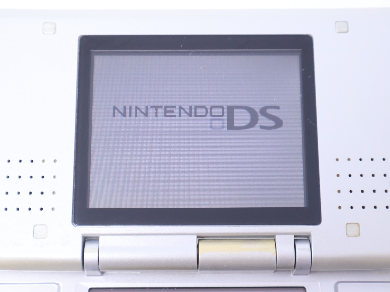 Nintendo DS Handheld Console Tested Working Titanium Silver w/ Charger & Stylus