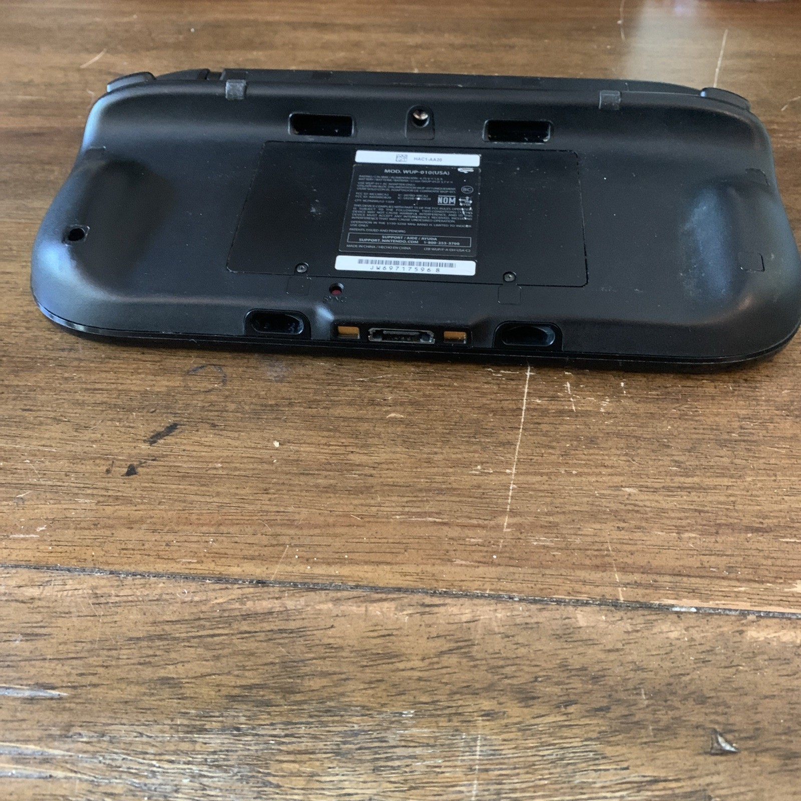 Nintendo Wii U Black GAMEPAD w/ Charger +stylus WUP-010 US
