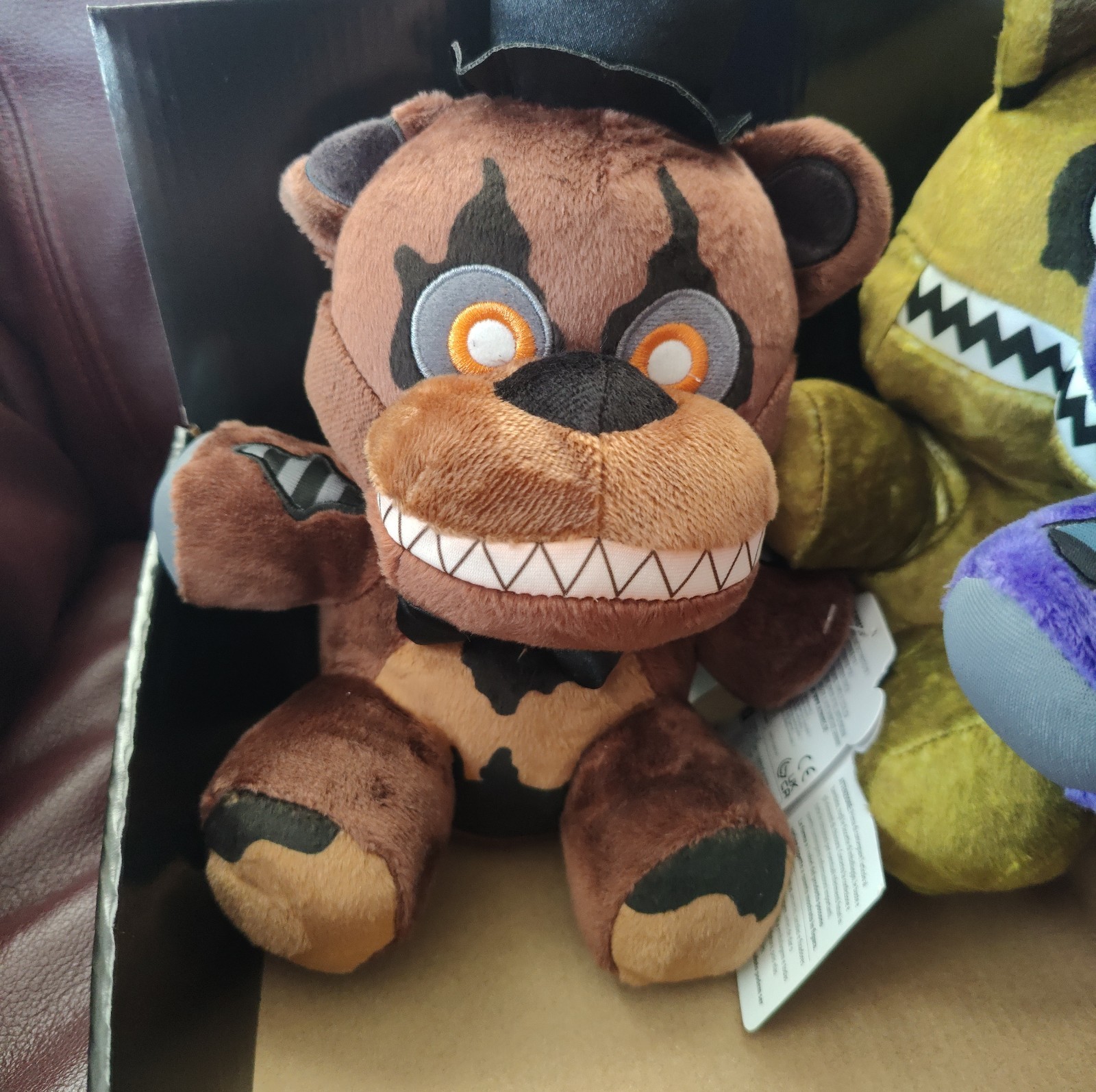 Complete Set Five Nights at Freddy’s 4 Jazwares Nightmare Plush Glow Eyes FNAF