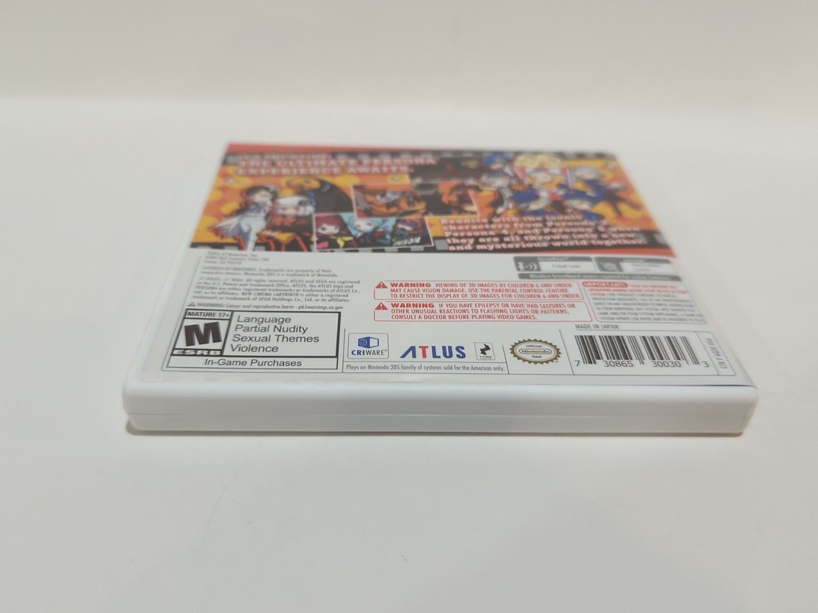 Persona Q2: New Cinema Labyrinth — (Nintendo 3DS, 2019) Complete, tested.