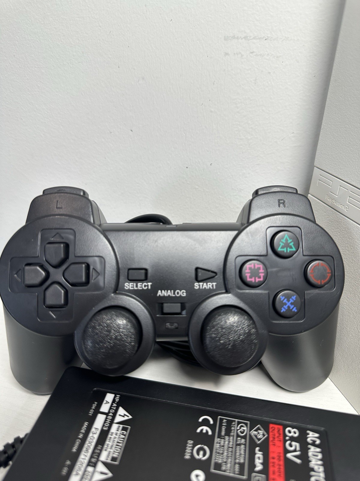 Sony PlayStation 2 PS2 Slim WHITE Console Bundle –Controller / Cables /8MB Card