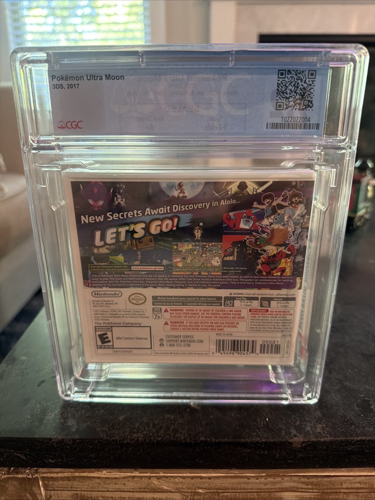 Pokémon Ultra Moon Nintendo 3DS – CGC Graded 9.2 A+ Sealed US Edition