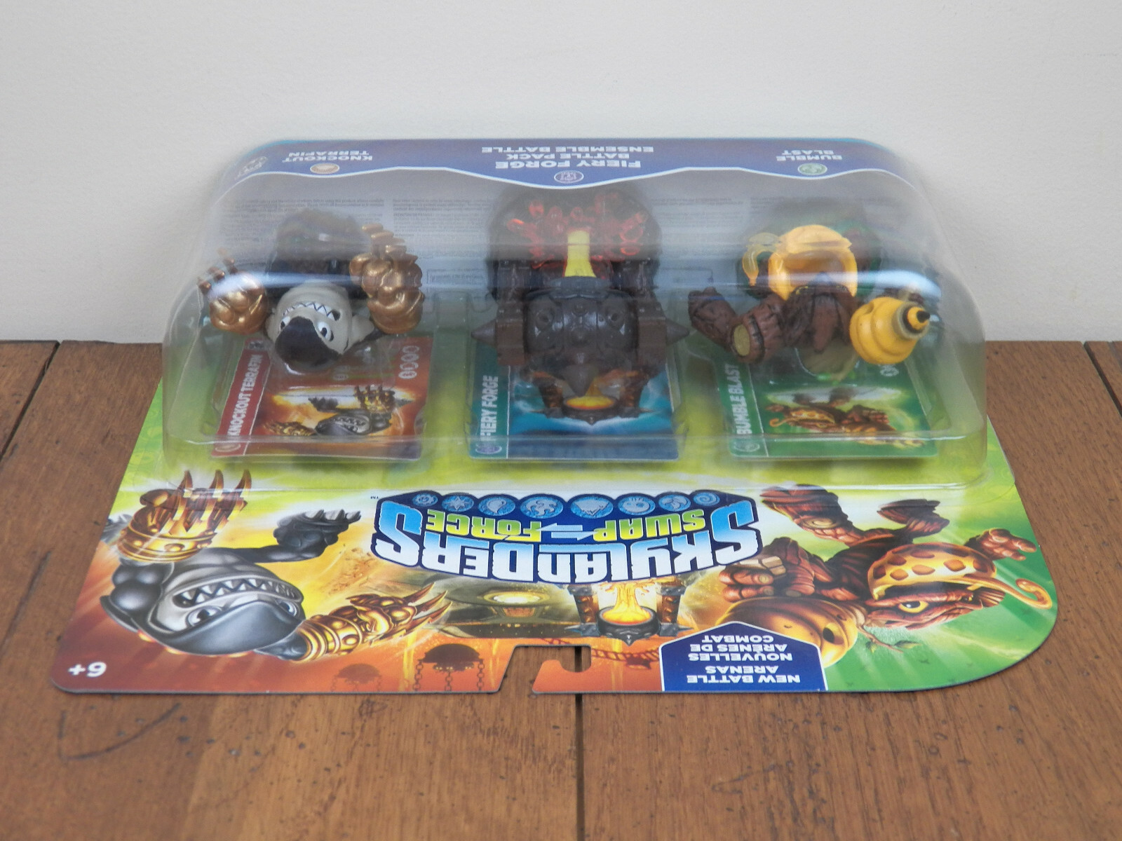 Skylanders Fiery Forge Battle Pack Bumble Blast Knockout Terrafin -Swap- **NEW**