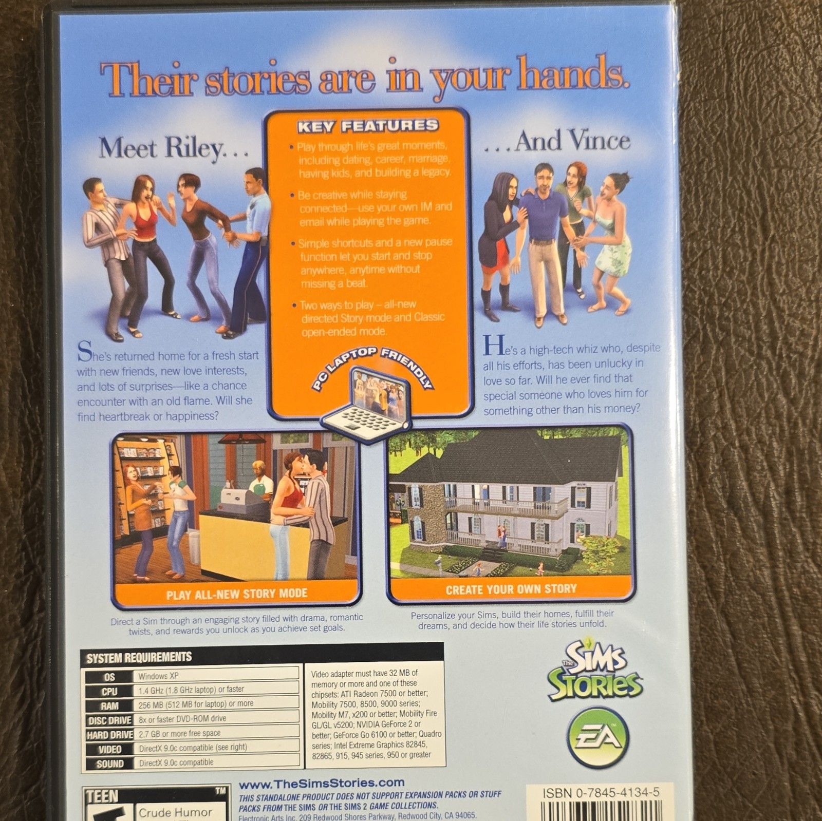 The Sims Life Stories PC Simulation Manual Included Electronic Arts