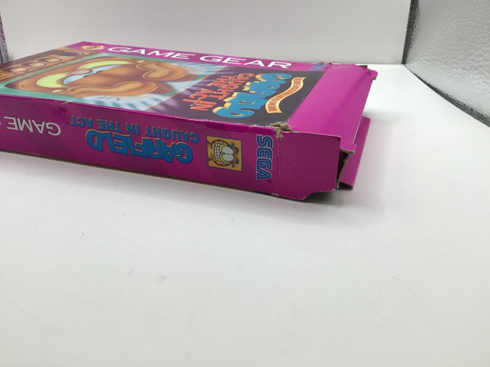 Garfield Caught in the Act Sega Game Gear Complete W/ HTF Comic Manual CIB Wear