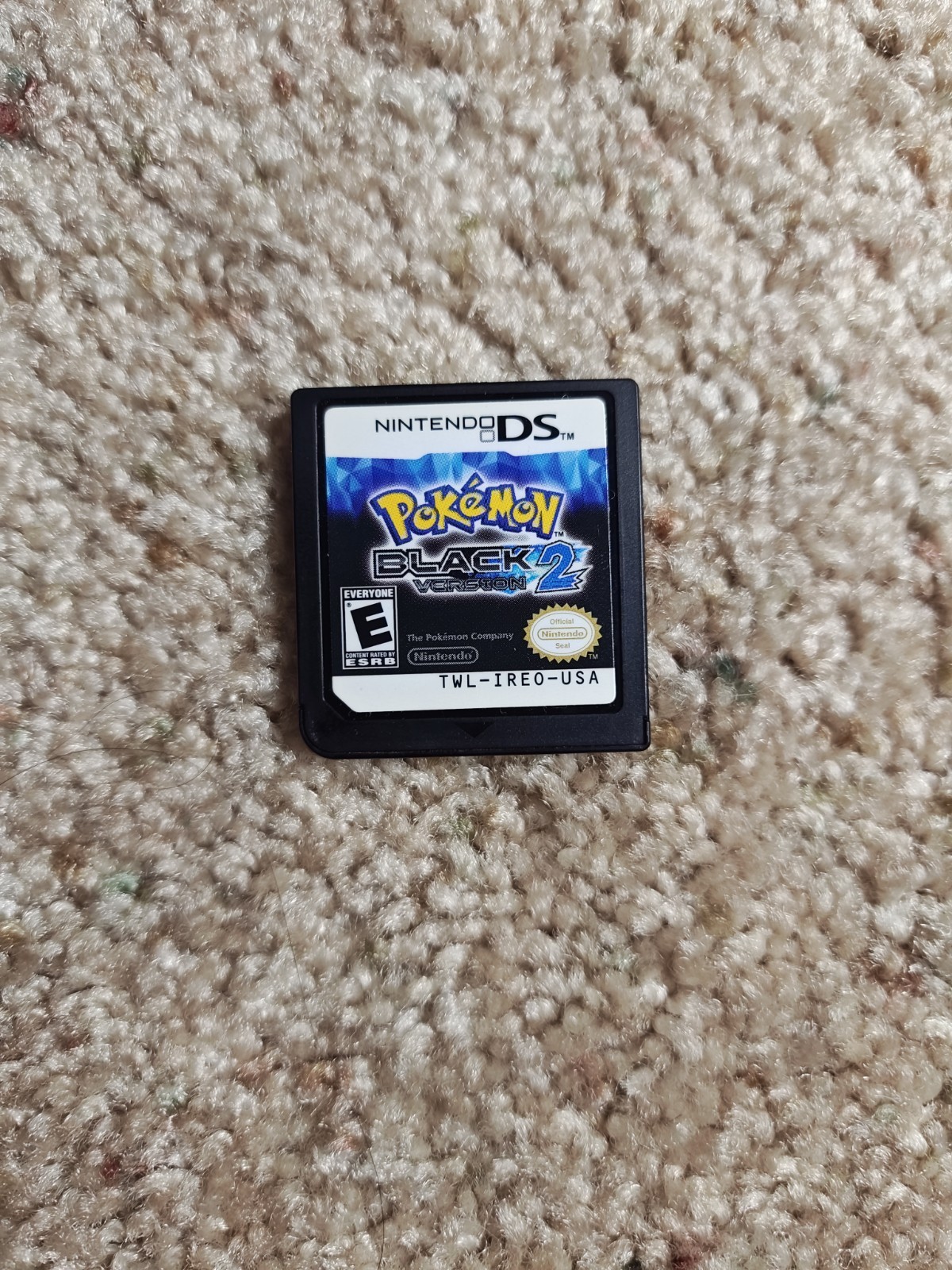Pokemon Black Version 2 (Nintendo DS, 2012) Game Only Authentic