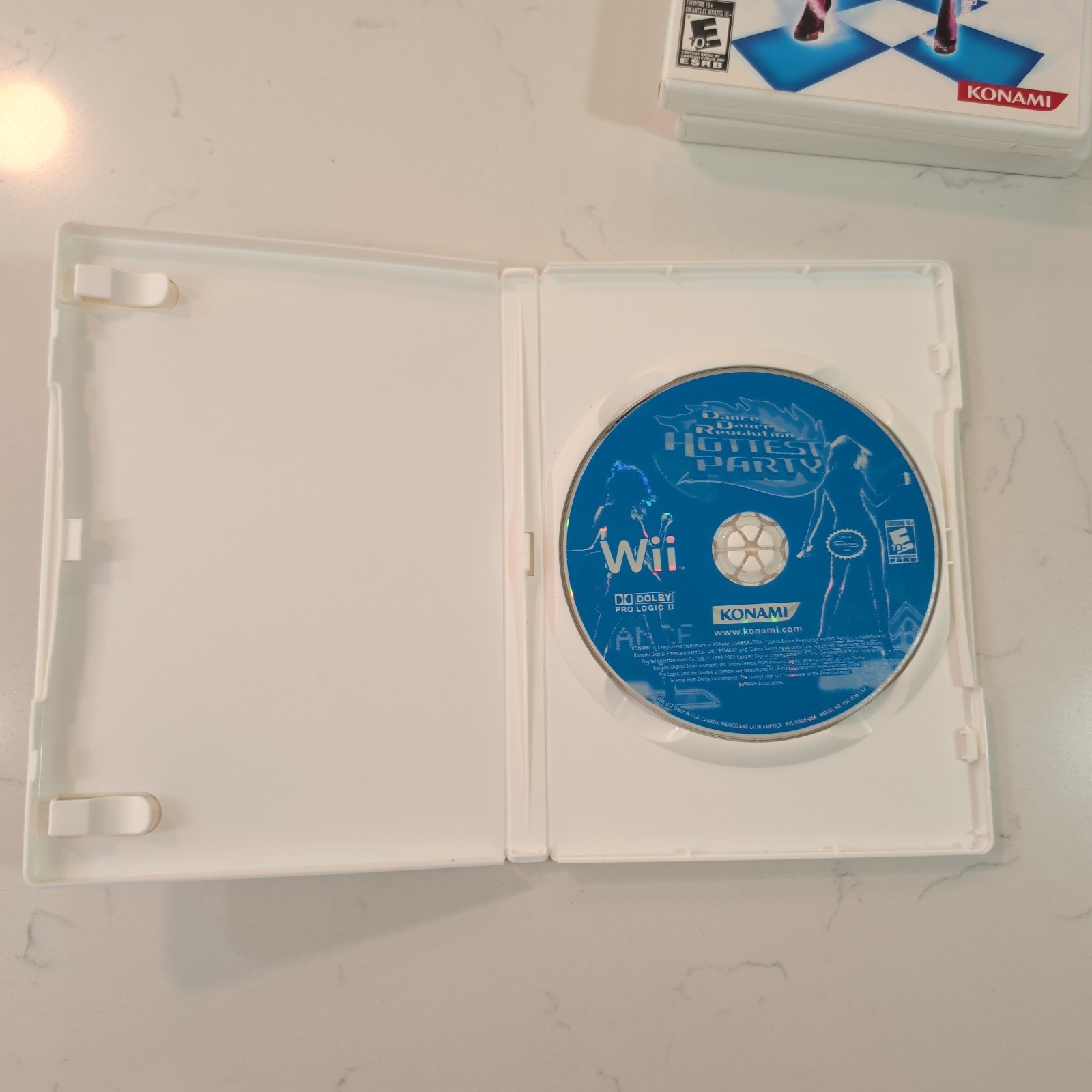 Dance Dance Revolution + Hottest Party 1 & 2 Nintendo Wii Video Game Lot No Mat