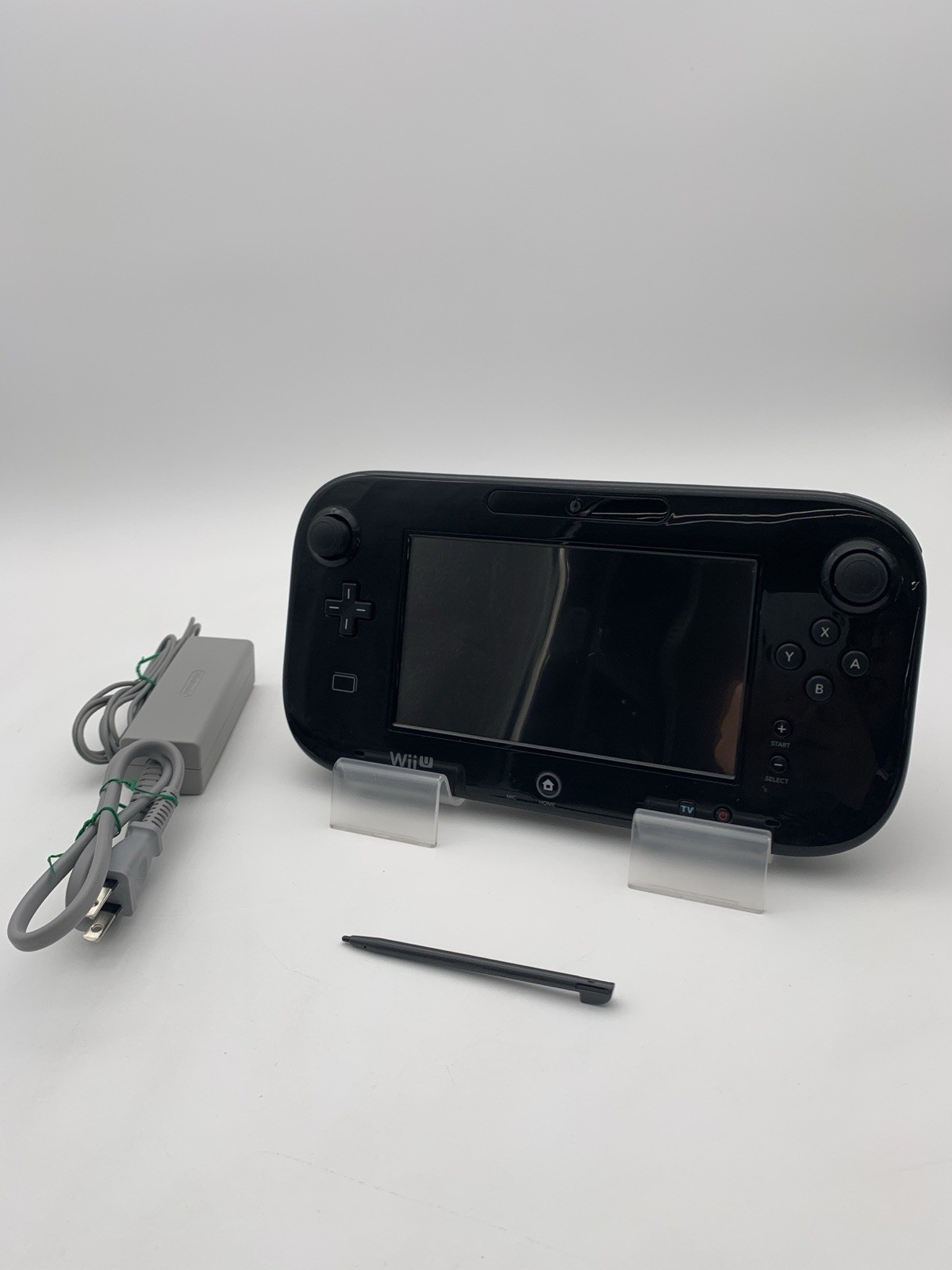 Nintendo Wii U WUP-010 Gamepad Only Black Works Tested 0703-205