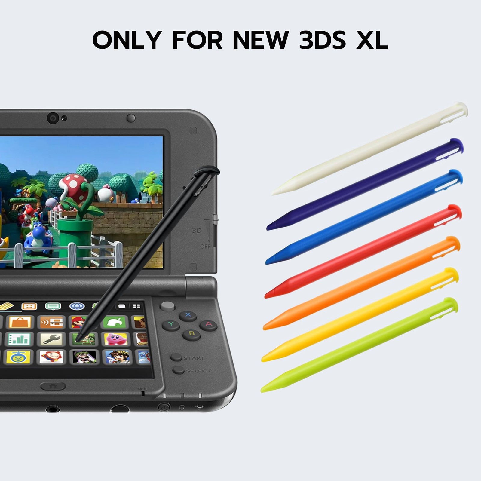 Mcbazel Stylus Pens for Black,purple,blue,red,orange,yellow,green,white