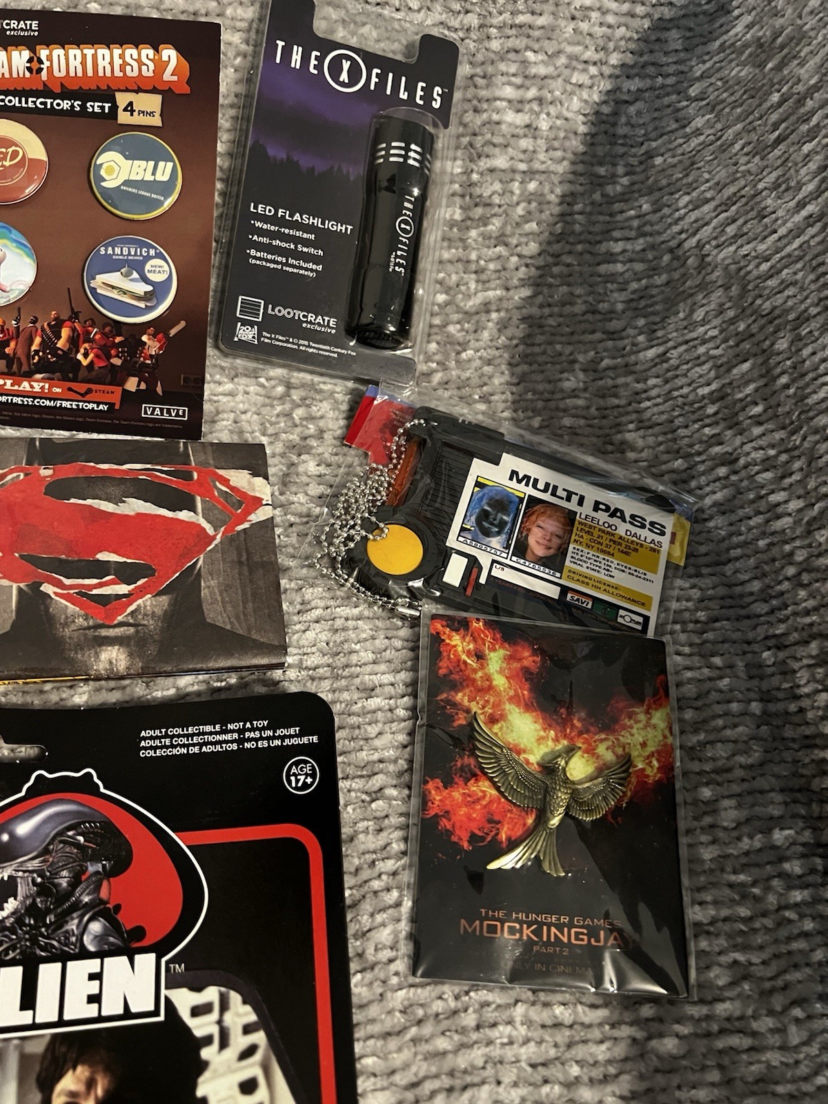 Huge Loot Crate Geek Collectibles Lot 30+Items Harry Potter Star Wars Doctor Who
