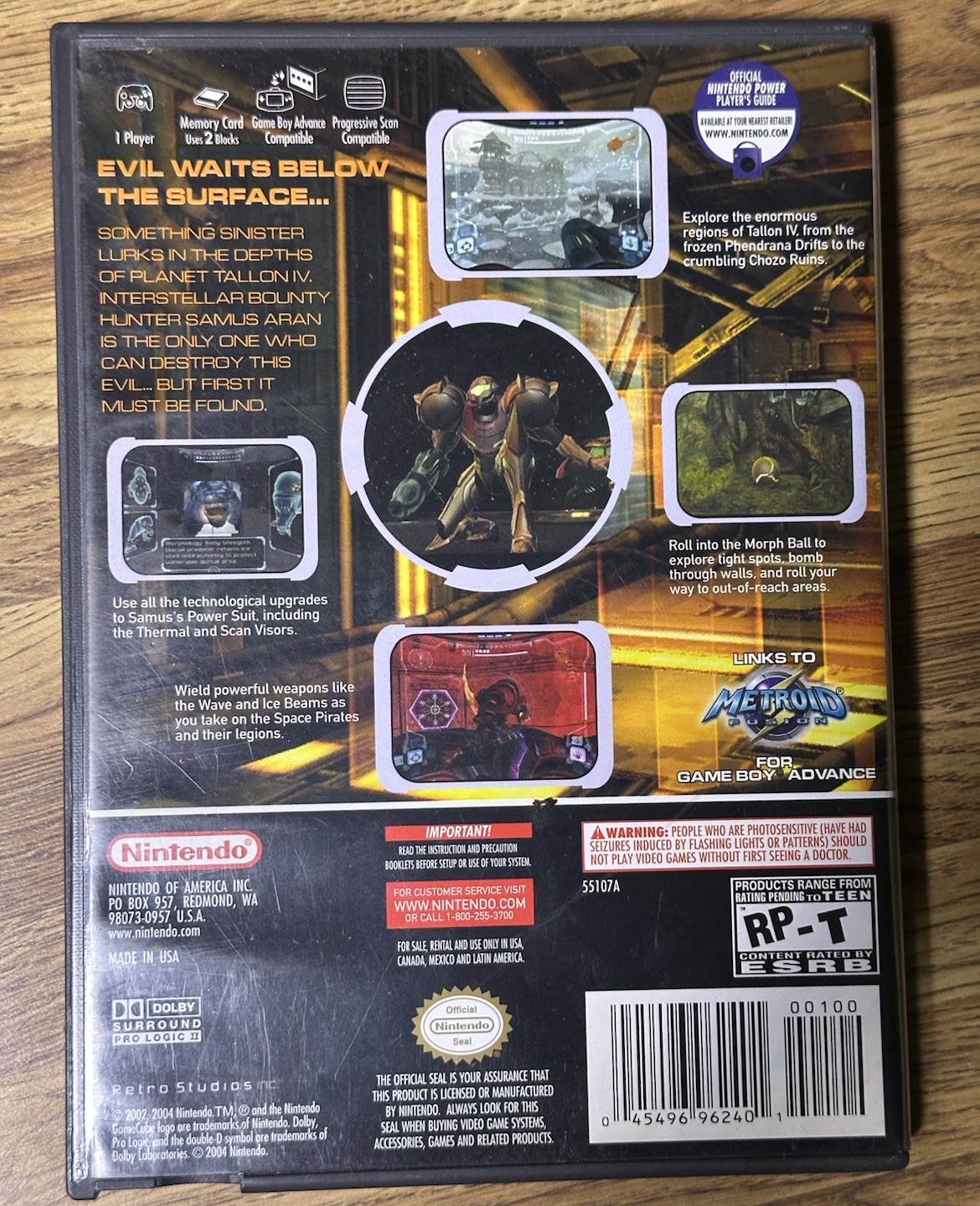 Nintendo GameCube Metroid Prime and Metroid Prime 2: Echoes Bonus Disc