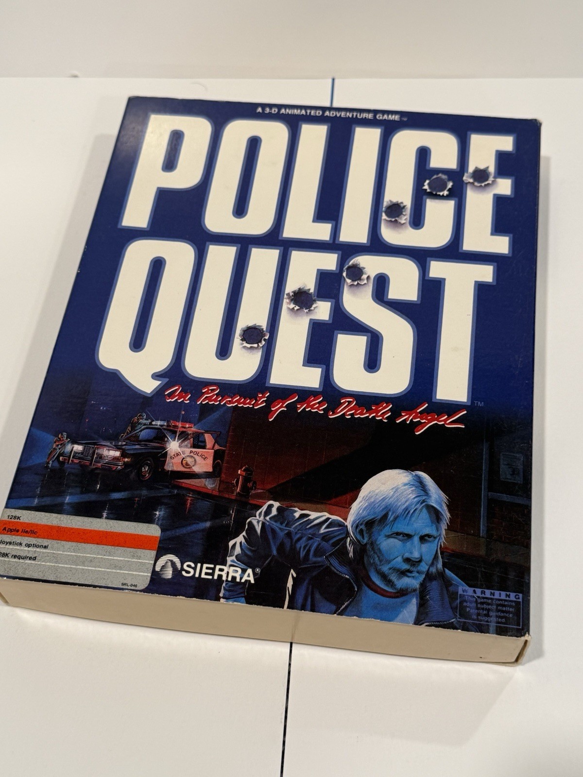 Police Quest 1: In Pursuit of the Death Angel (Sierra, 1987) 5.25” Apple IIe