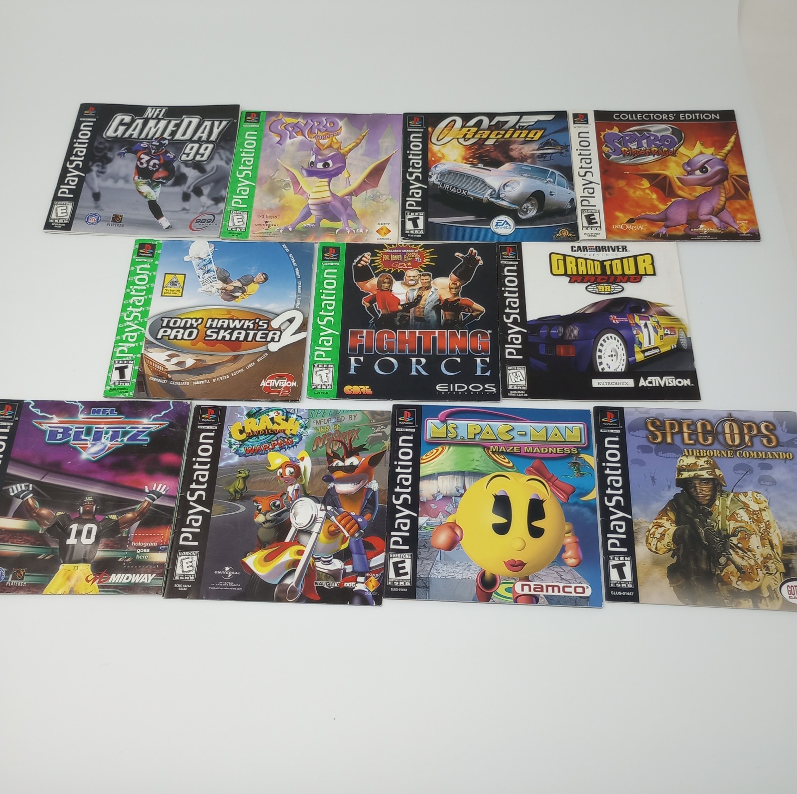 Lot Of 43 Playstation 1 (PS1) Manuals Only NO GAMES