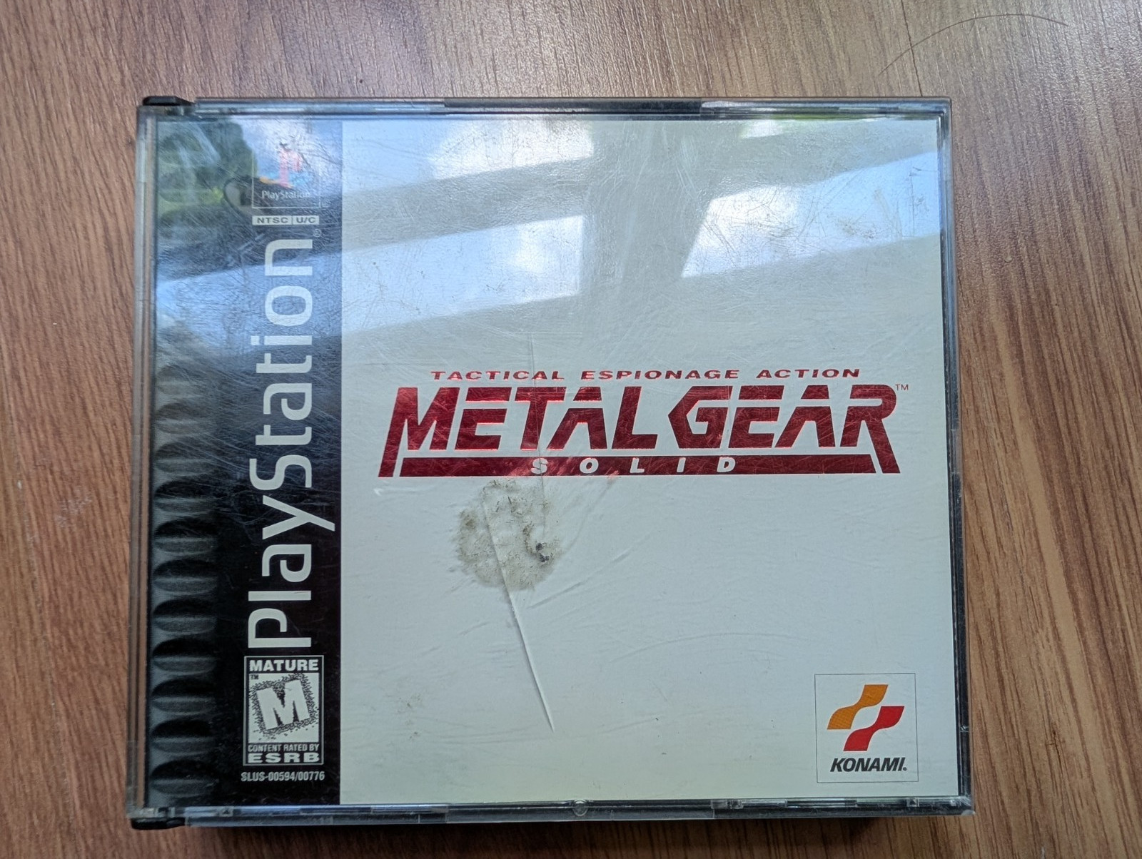Metal Gear Solid PS1 Black Label CIB Complete 2 Disc Tested Sony PlayStation
