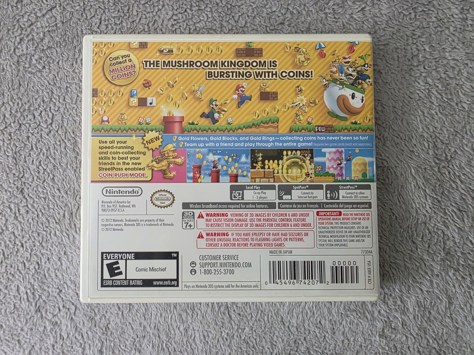 New Super Mario Bros. 2 Nintendo 3DS – Free Shipping