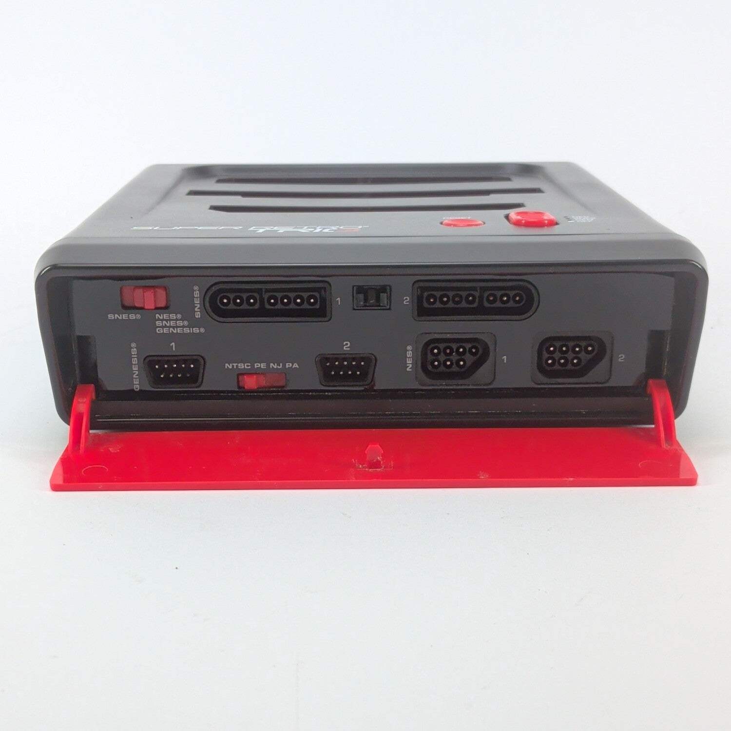 retro-bit Super Retro Trio Black SR3 Retro Game Console For NES, SNES, Genesis