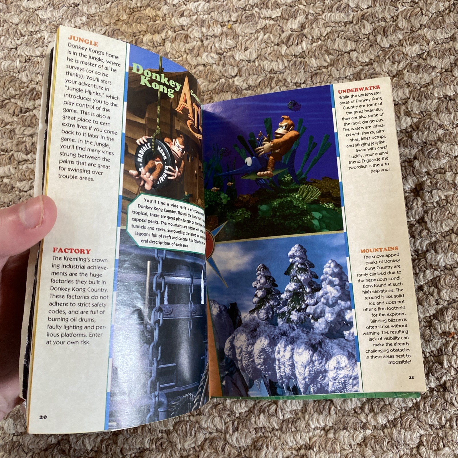 Donkey Kong Country Super Nintendo Entertainment System 1994 Tested Manual SNES