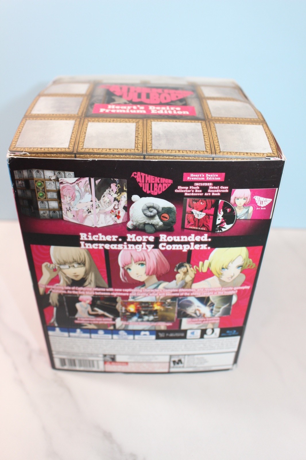 Catherine Full Body Heart Desire Premium Edition BOX ONLY W/ Sleeve NO GAME PS4