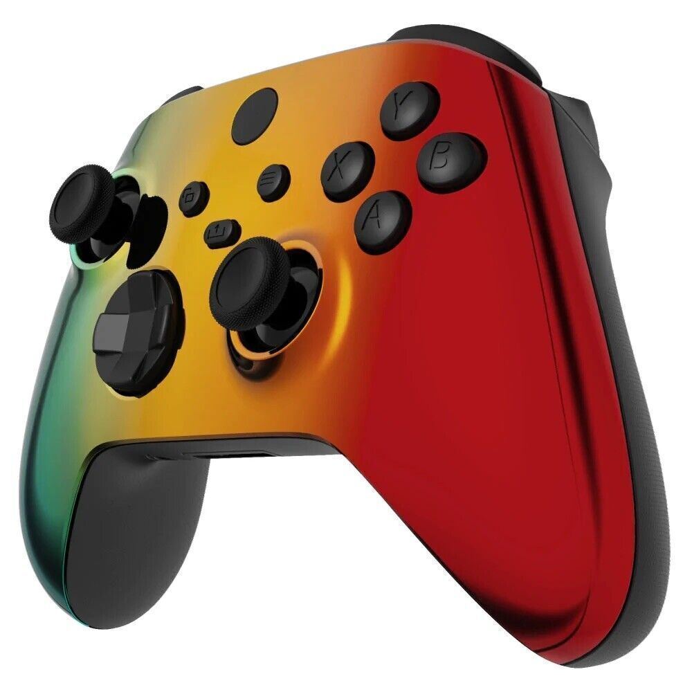 Multi Color Chrome Faceplate Shell Case For Xbox Series X S Controller New Mod