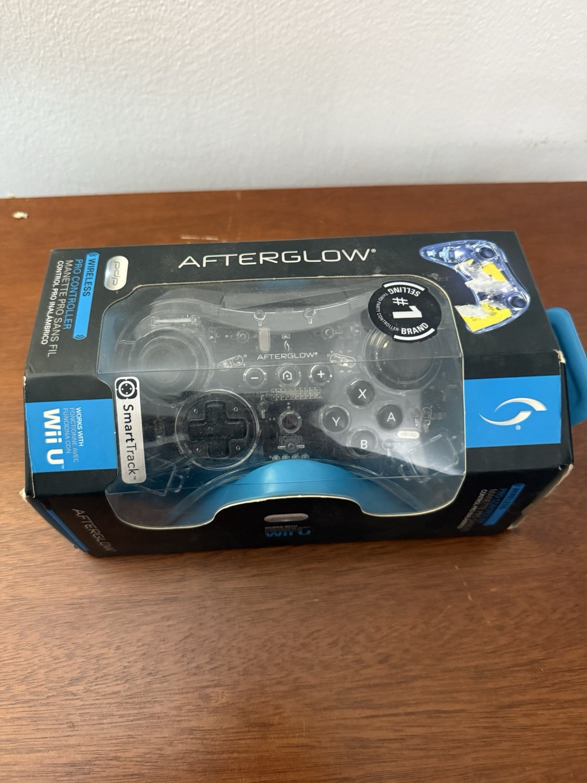 PDP Afterglow Pro Wireless Light up Controller For Nintendo Wii U Brand New NOS
