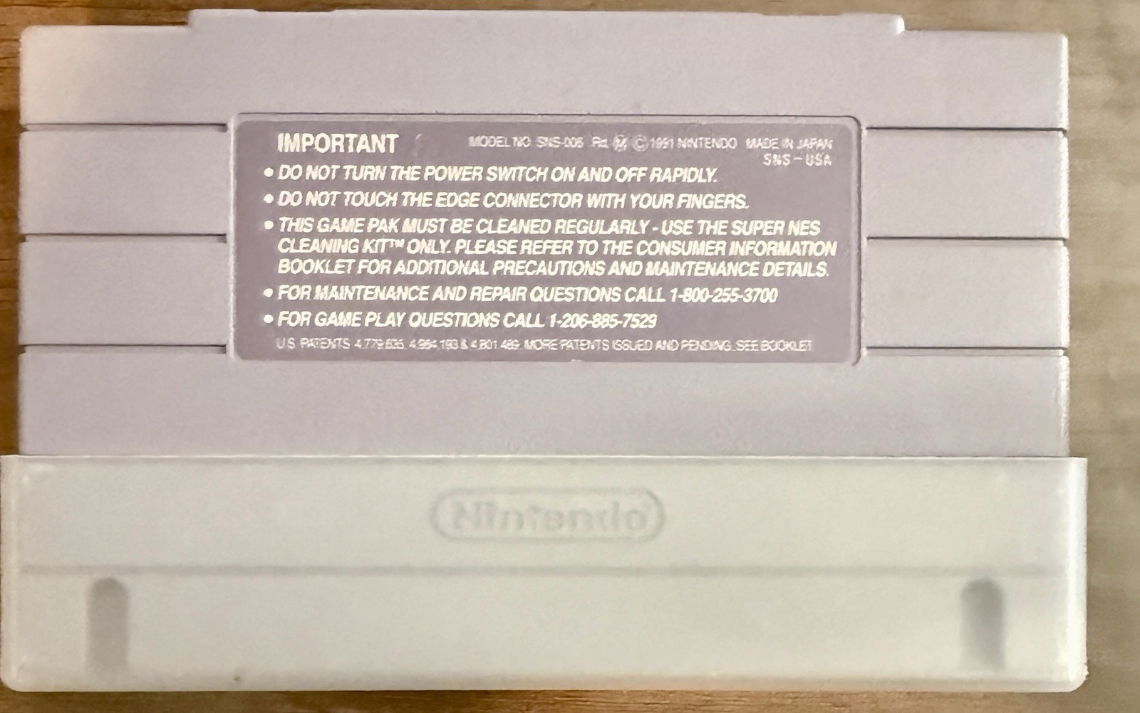 Super Nintendo Hyperzone Game Cartridge Only